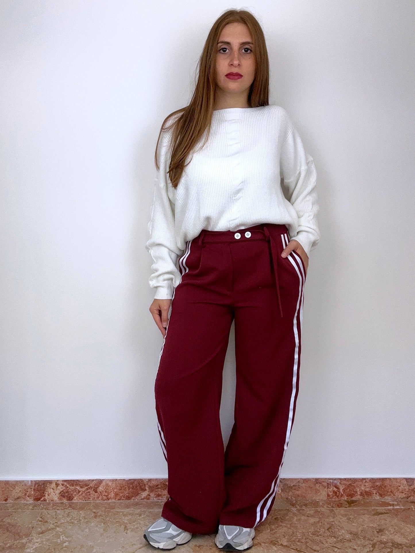 Pantalone Lisa Bordeaux