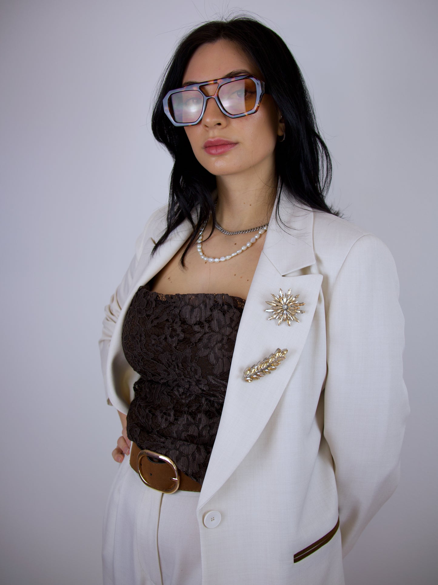 Tailleur Avorio