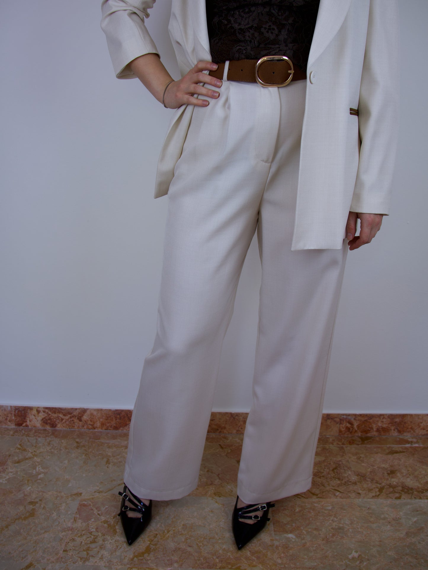 Tailleur Avorio
