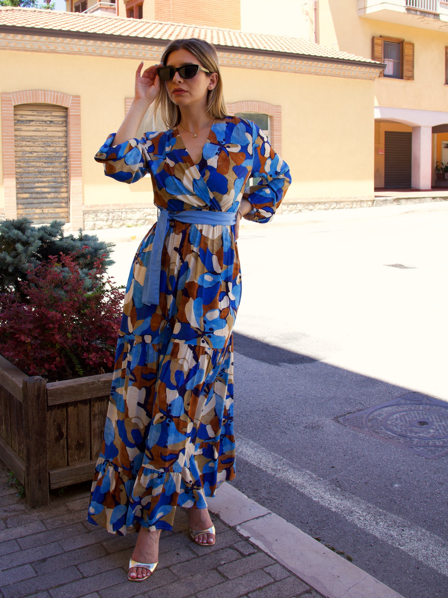 Vestito Lungo Floreale