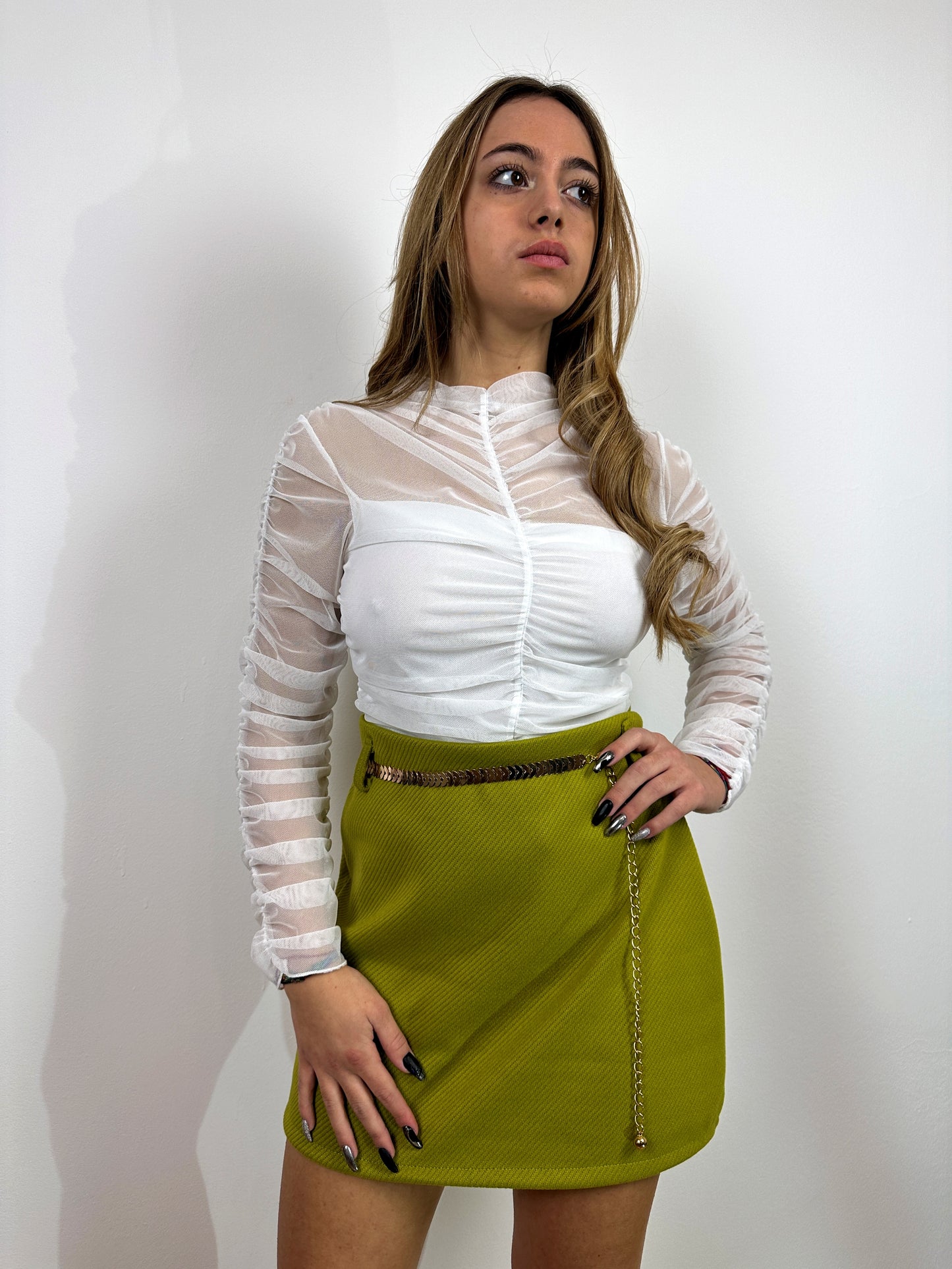 Mini-Gonna Lady Verde