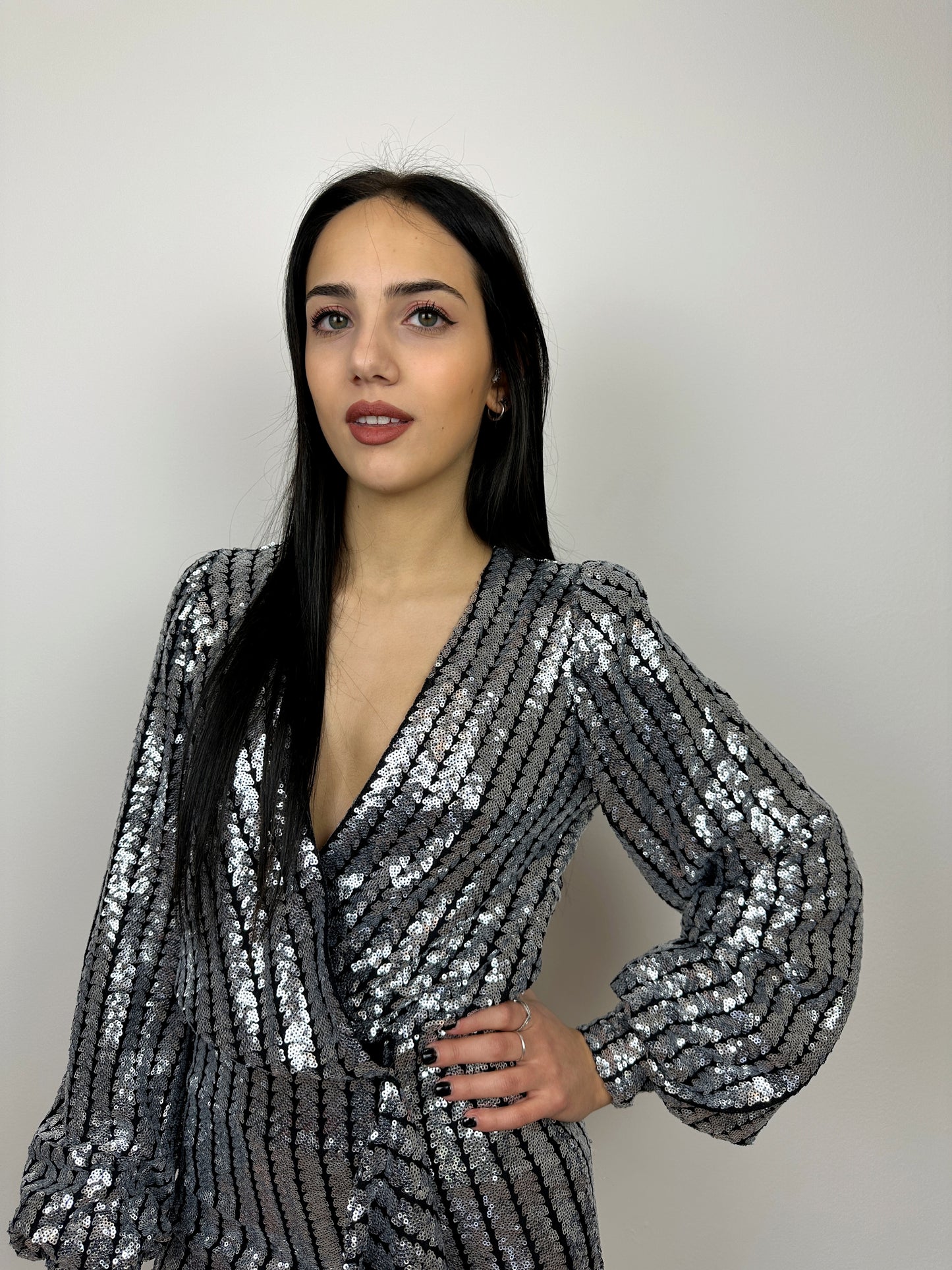 Vestito Lovren Argento