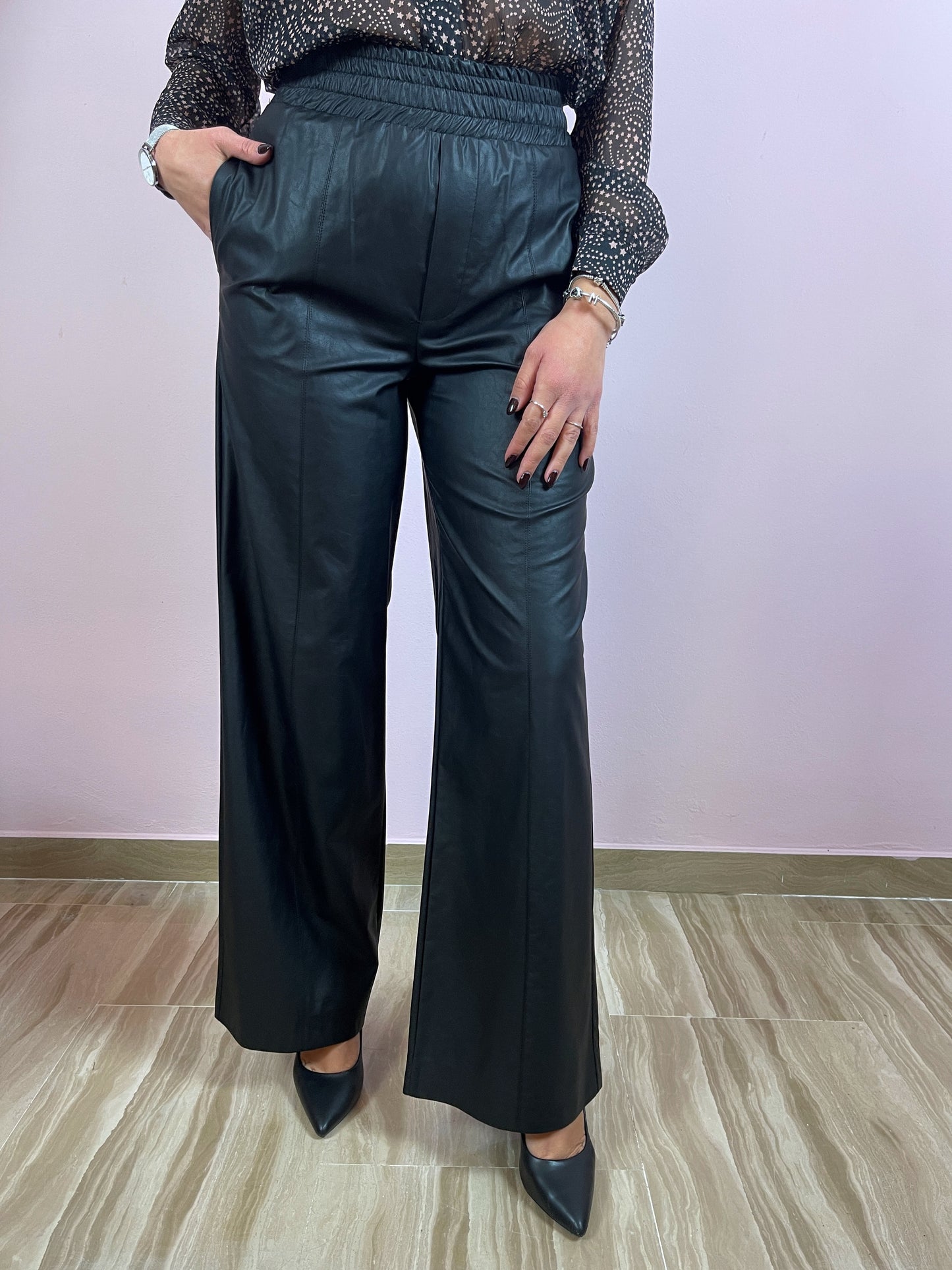 Pantalone Eco-Pelle