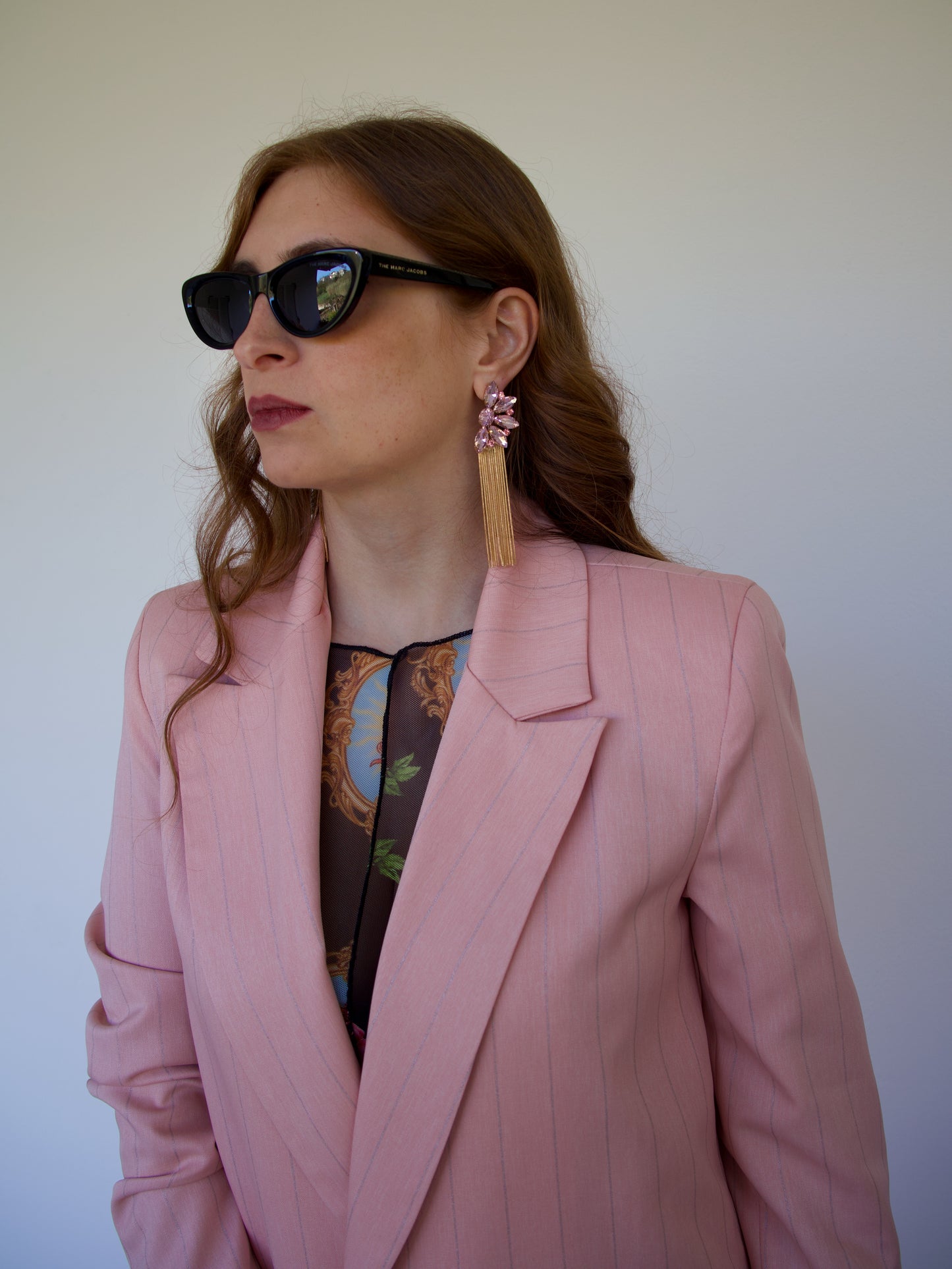 Tailleur Rosa Gessato