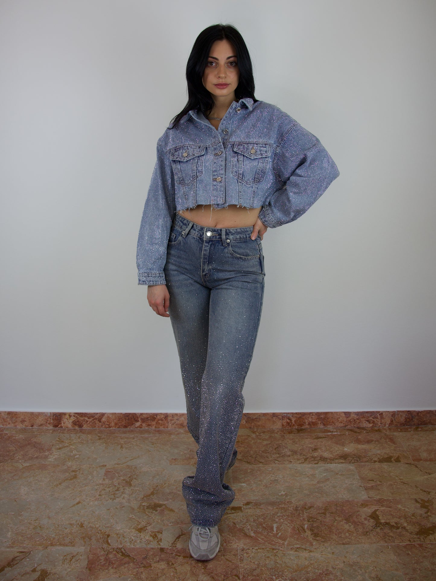 Jeans Strass Denim